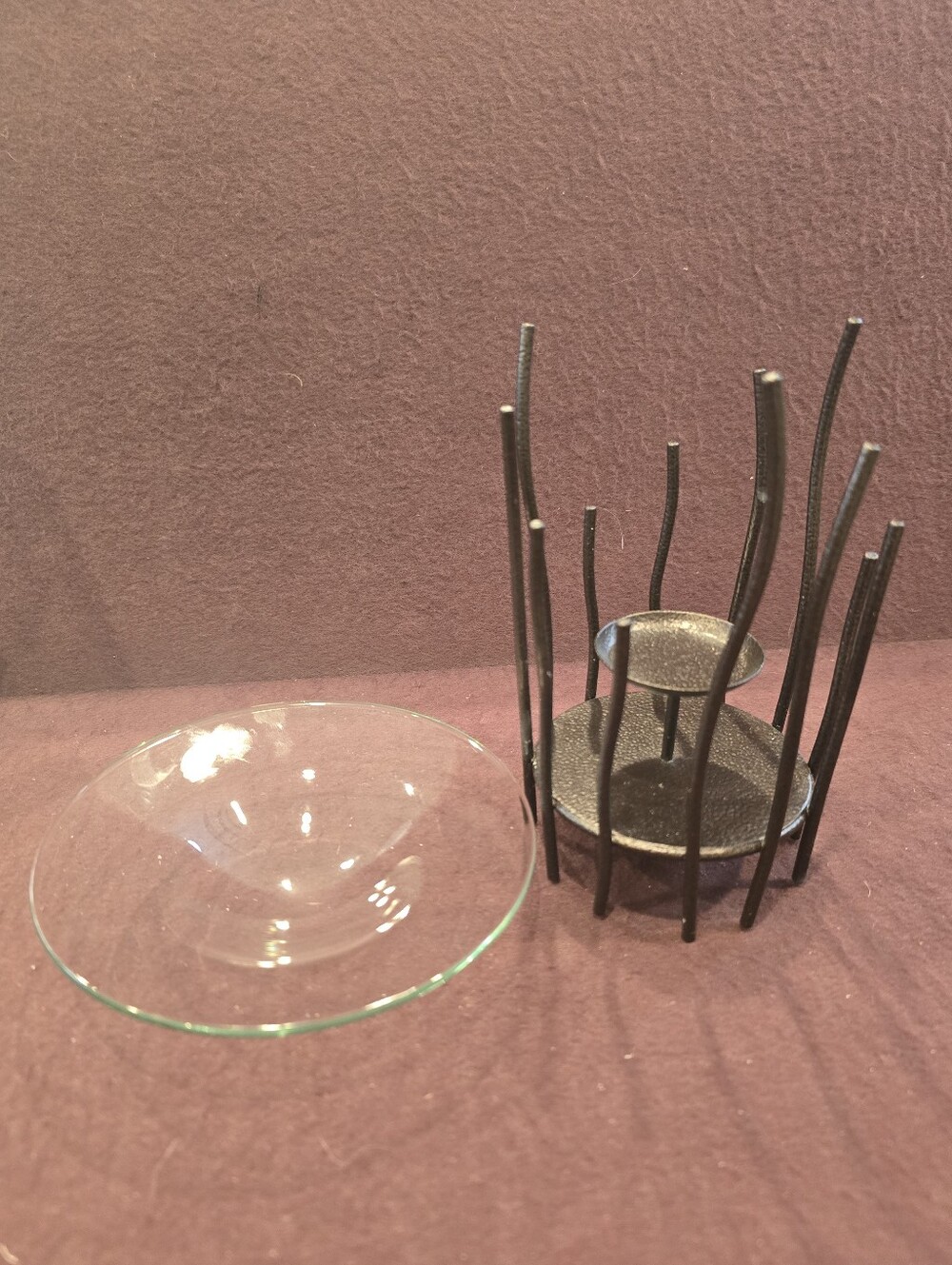 PartyLite Sabor Isleno Aroma Melts Warmer Wax/Candle Metal & Glass P95077 - Picture 3 of 6